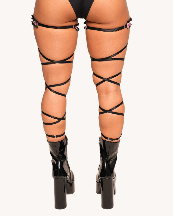 Springtime Spritz Floral Pair Leg Wraps