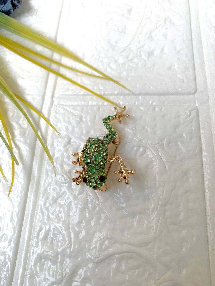 Statement Frog Brooch