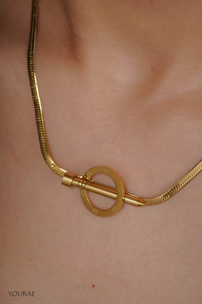 Statement Nail Anti Tarnish Neckpiece