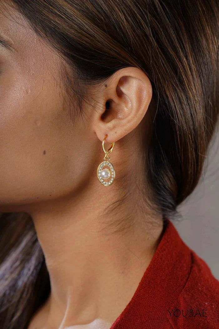 Statement Pearl Studded Earrings