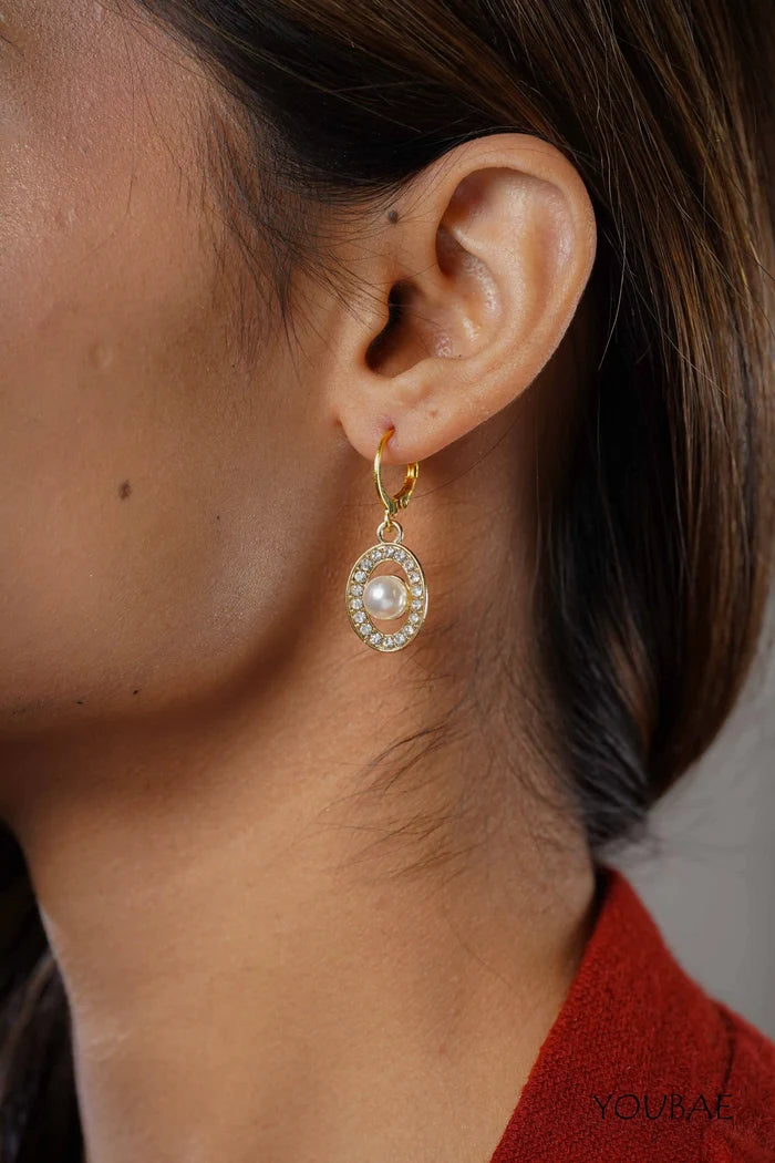 Statement Pearl Studded Earrings