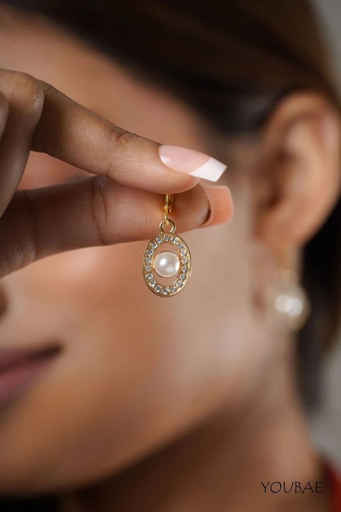 Statement Pearl Studded Earrings