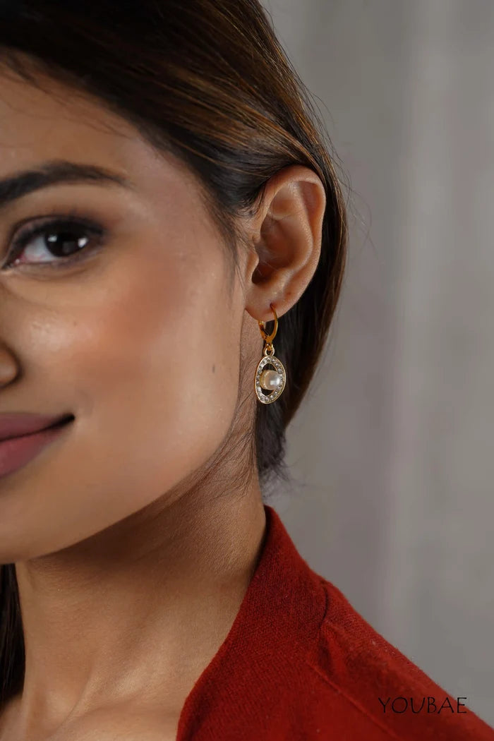 Statement Pearl Studded Earrings