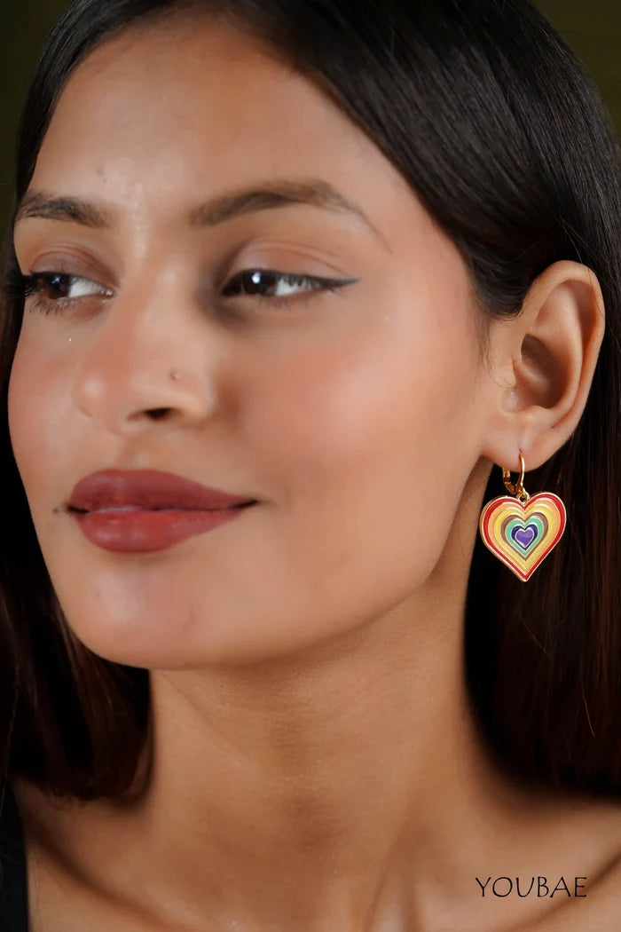 Statement Rainbow Heart