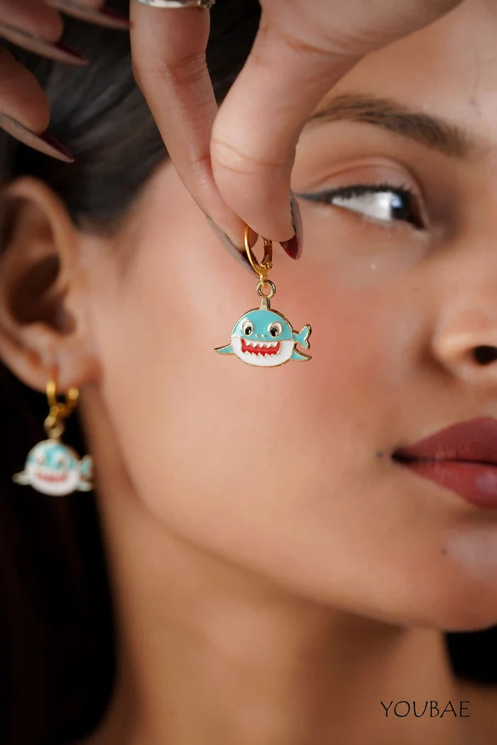 Statement Shark Earrings