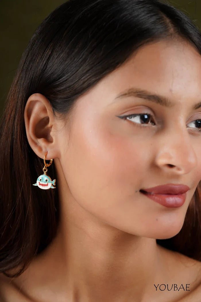 Statement Shark Earrings