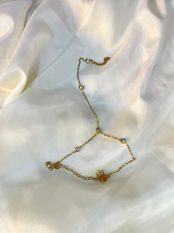 Stone Hand Ring Chain