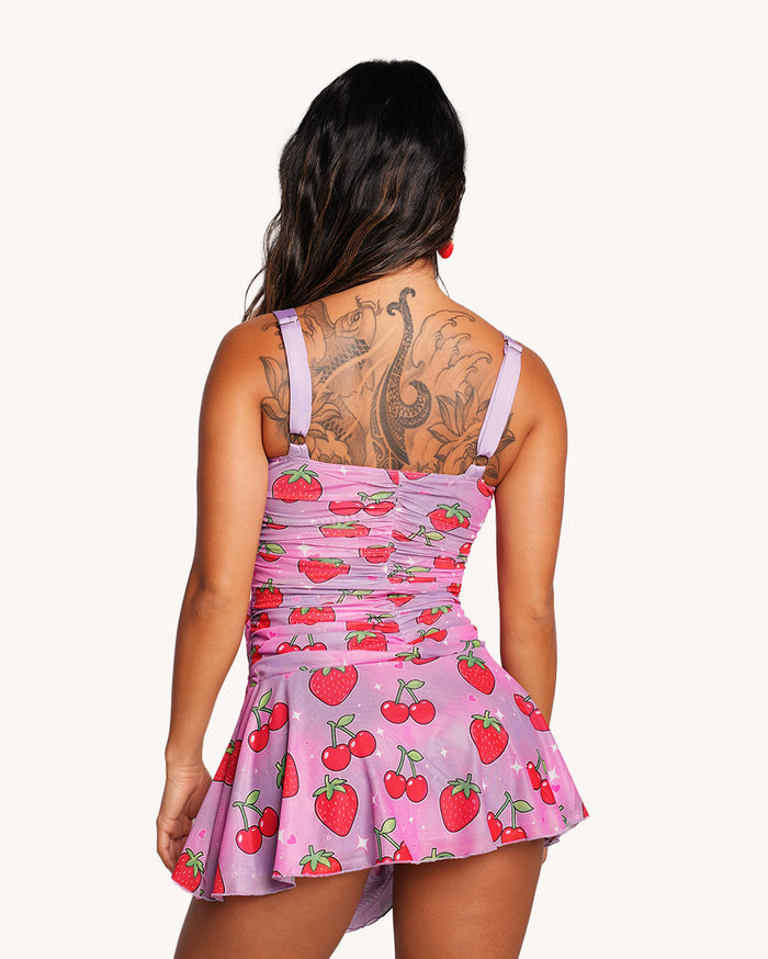 Strawberry Swing Mini Dress