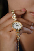 Studded Heart Wrist Watch
