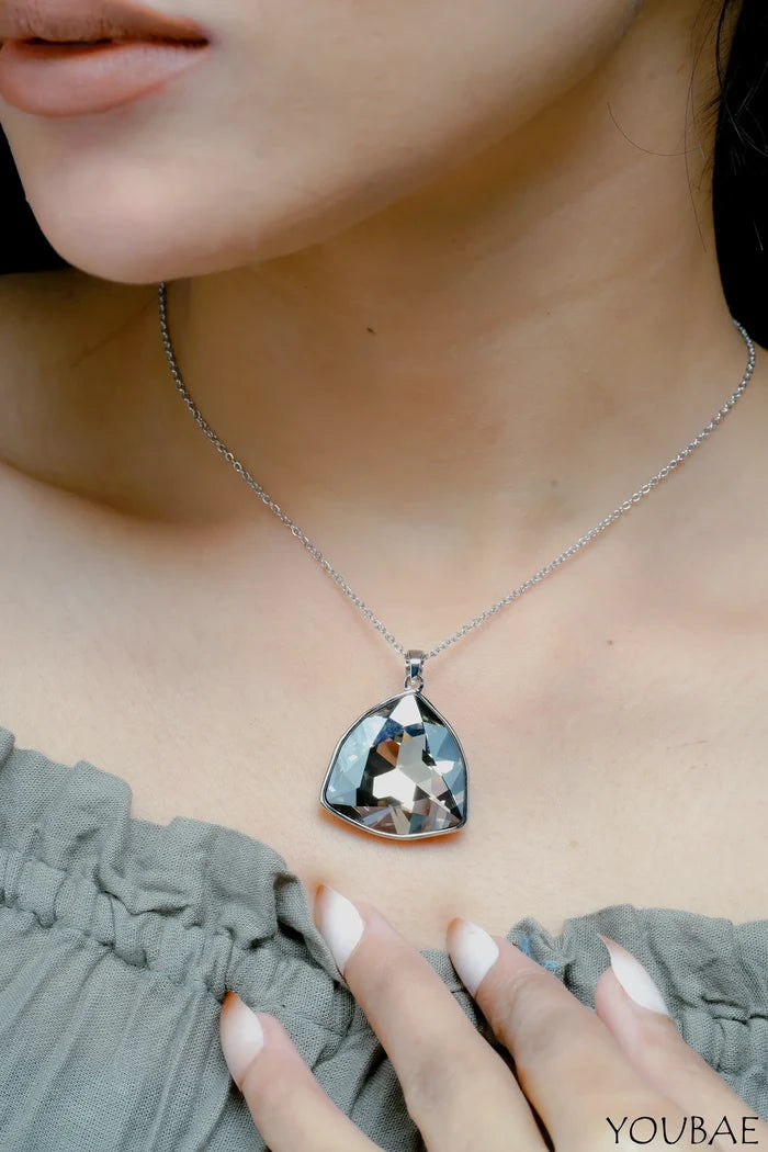 Suhaye Premium Combo of Anti Tarnish Pendant and Earring Set, Stainless Steel Combo