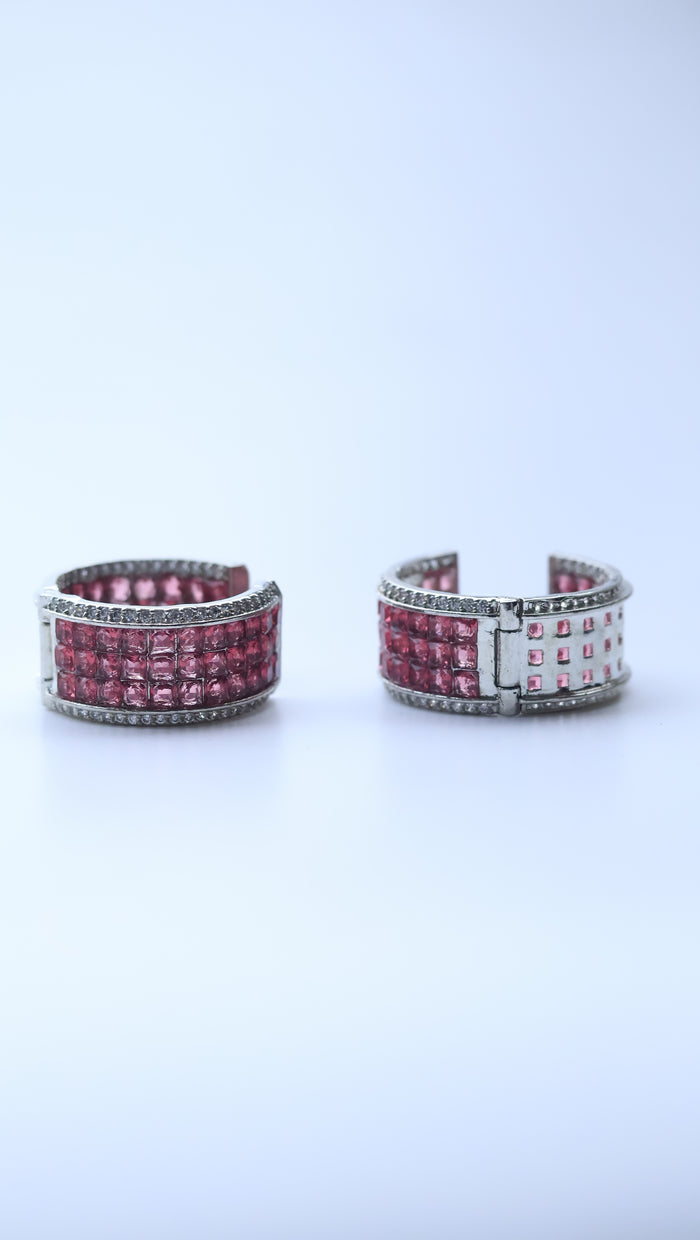 Svetla Invisible Stone Setting AD Hoops