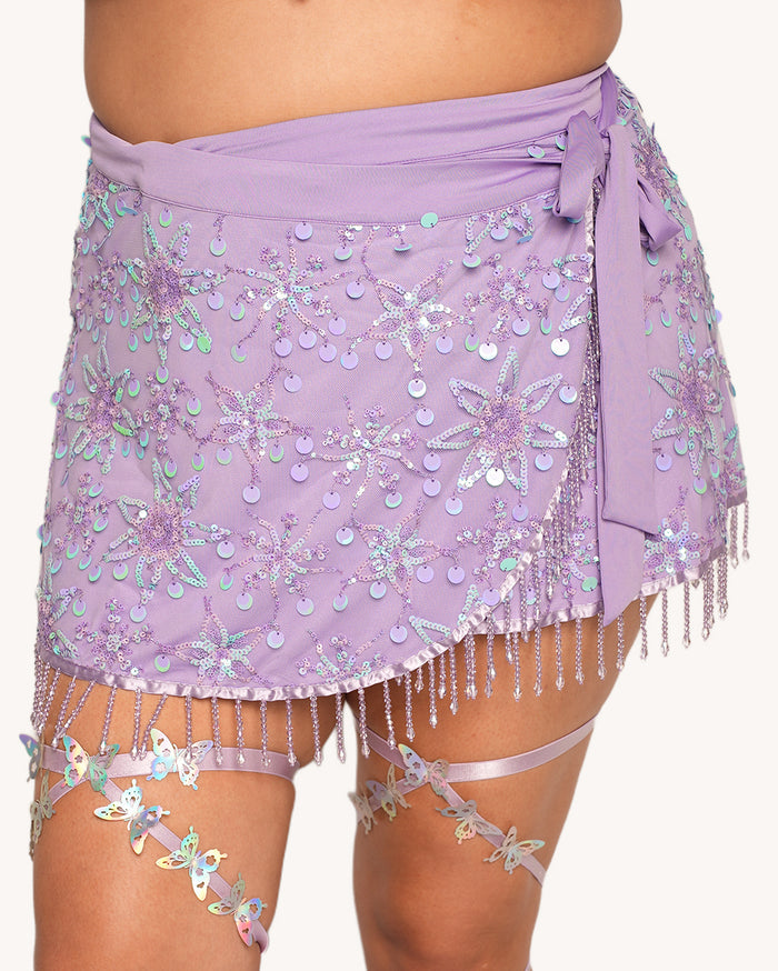 Sweet Serenade Tie Wrap Skirt