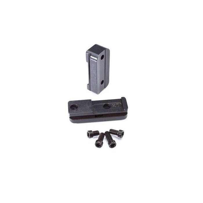 Talley 2-Piece Scope Base Knight Disk Rifle, Extreme, Mountaineer Matte Black