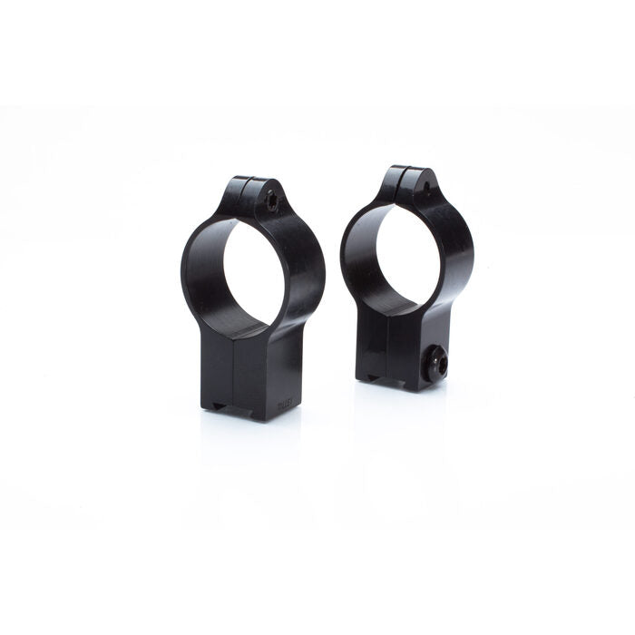 Talley Fixed Rimfire Dovetail Receiver Scope Rings 1" Low Height CZ 452 European, 455, 457, 512, 513 Matte Black