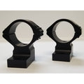 Talley Lightweight 2-Piece Scope Mount 1" Medium Height H009, H010, H014 Black