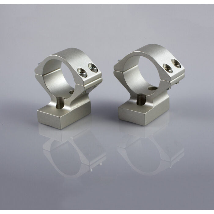Talley Lightweight 2-Piece Scope Mount 30mm High Height Knight MK 85 Silver