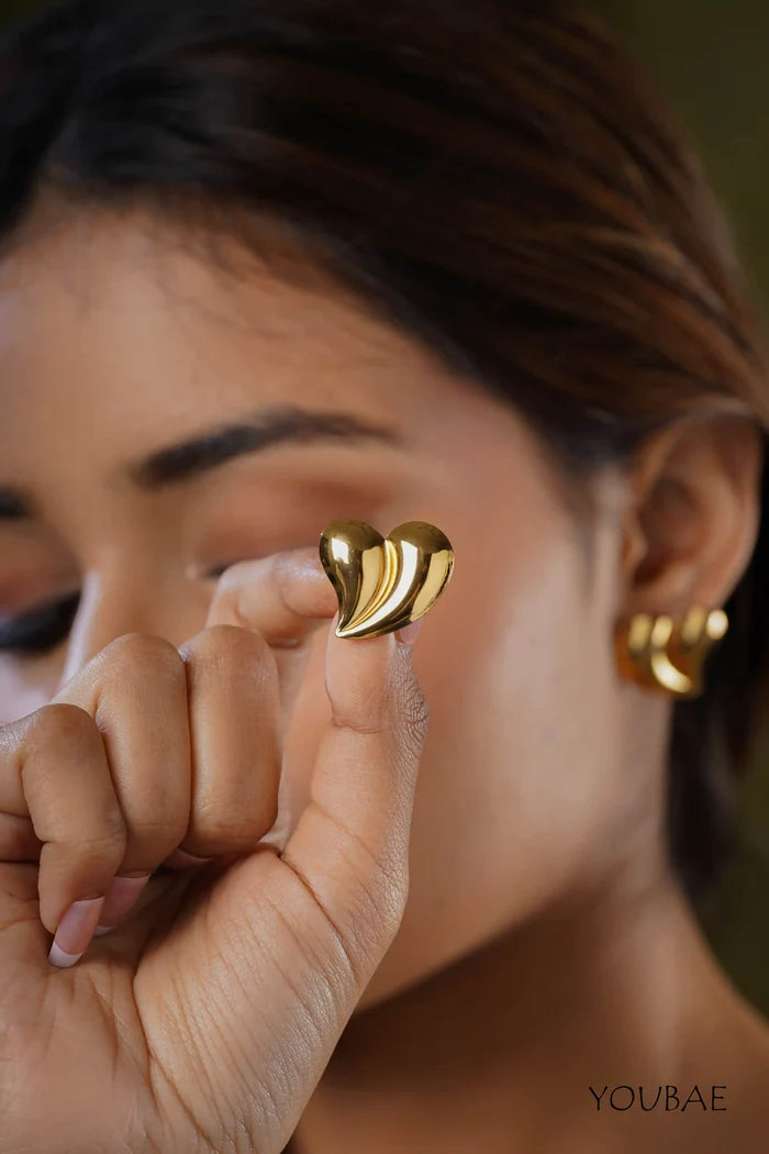 Tear Duo Anti-Tarnish Steel Earrings