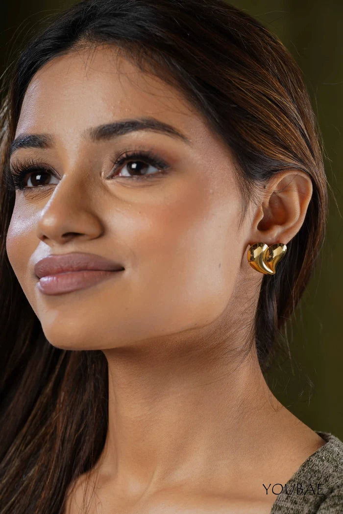 Tear Duo Anti-Tarnish Steel Earrings