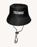 Techno Bucket Hat with Removable Wind Cord