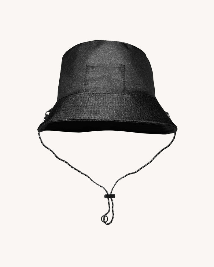 Techno Bucket Hat with Removable Wind Cord