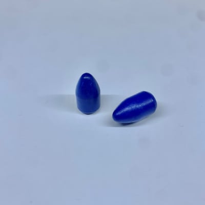 The Blue Bullets .355 Diameter 125 Grain Round Nose Bullets