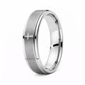 The Devotion Men's Tungsten Carbide Ring with Lasered Cross -7mm