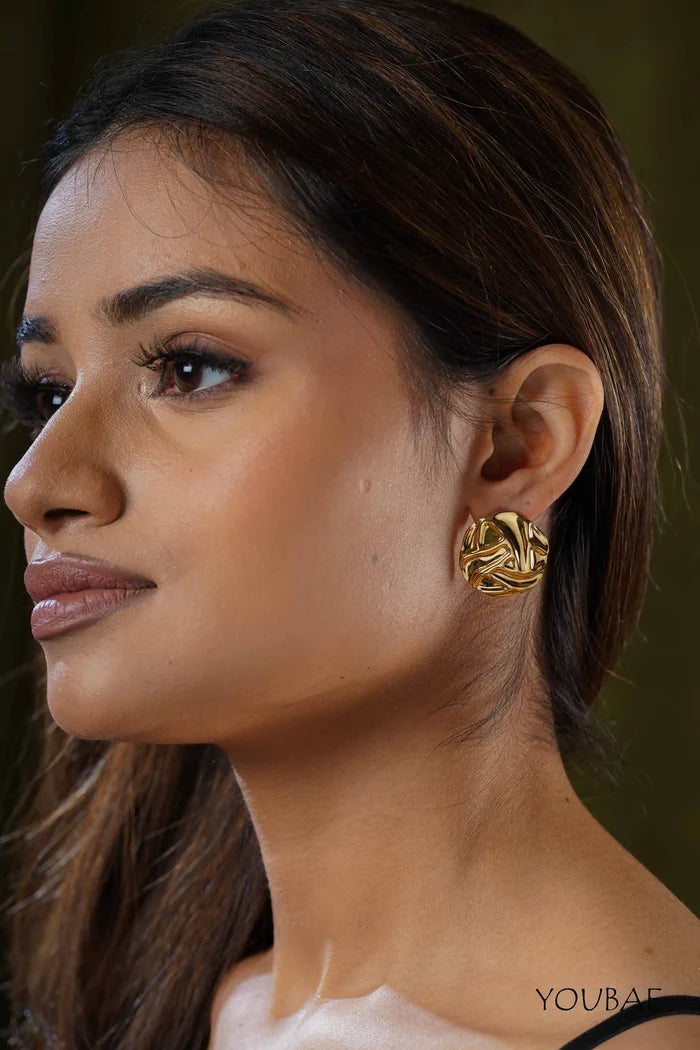 Timless Bela Studs, Anti-Tarnish Steel Earrings