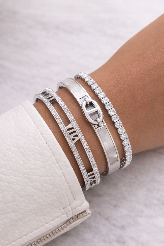 Trina Mother of Pearl Bangle