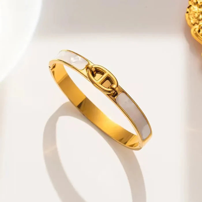Trina Mother of Pearl Bangle