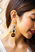 Tritha Gold Plated Fusion Earrings