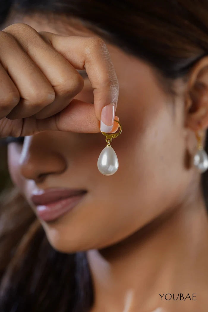 Uzmee Pearl Drop Earrings