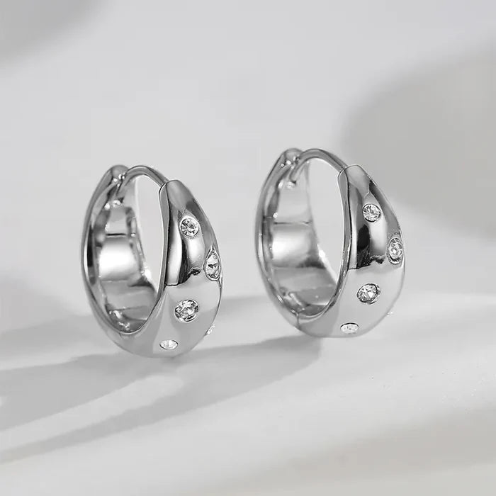 Veronica CZ Huggie Hoops | FINAL SALE