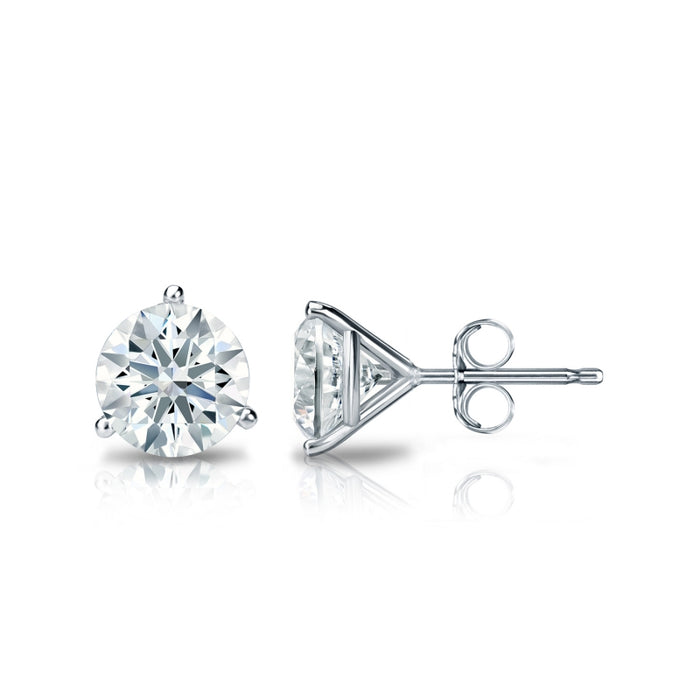 White Gold 1/4CTW Diamond Studs
