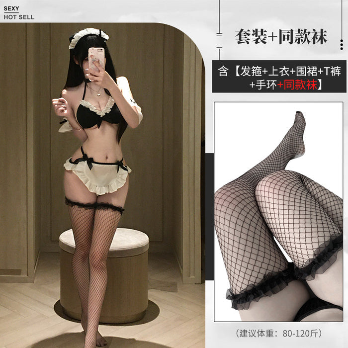 White lace lingerie set product view