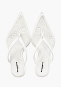 WHITE POINTY FLIP FLOP