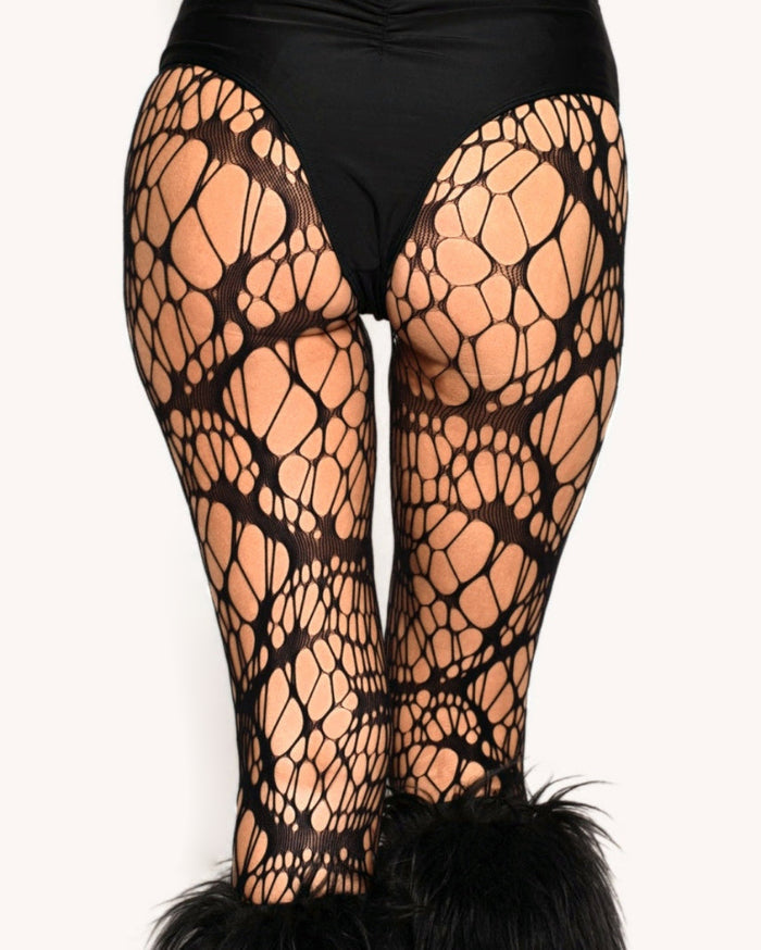 Wicked Web Fishnet Tights