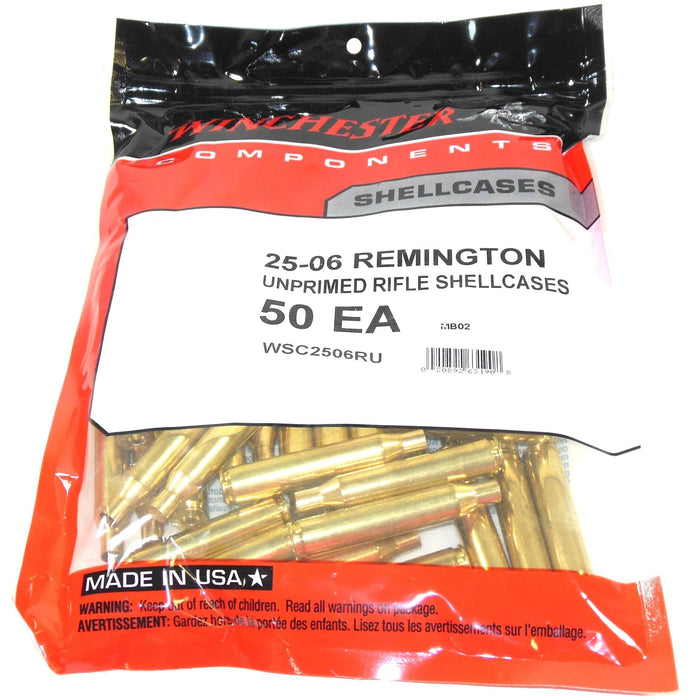 Winchester 25-06 Remington Brass 50 Count