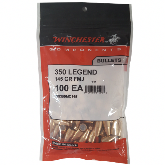 Winchester .357 / 350 Legend 145 Grain Full Metal Jacket (100)