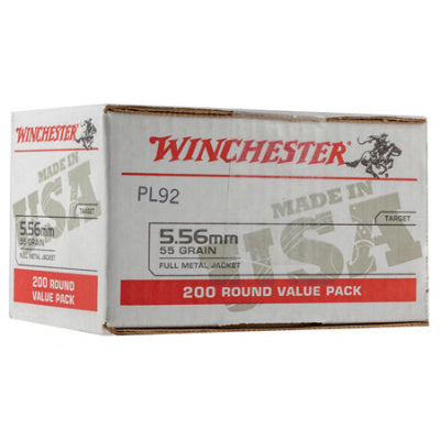 Winchester Ammunition 5.56x45mm NATO 55 Grain Full Metal Jacket