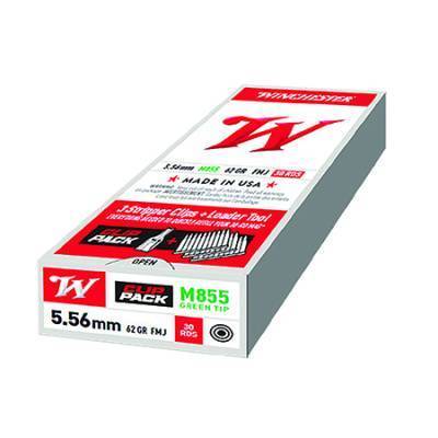 Winchester Ammunition 5.56x45mm NATO 62 Grain Full Metal Jacket