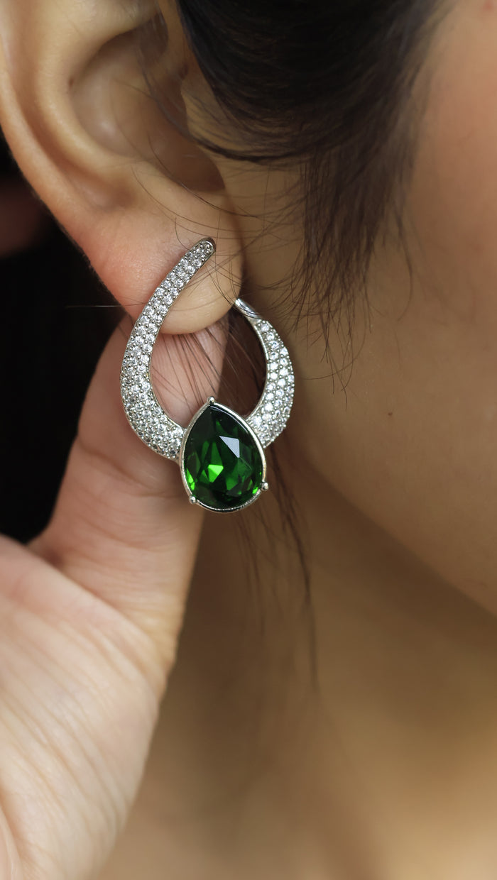 Zolda Premium Swarovski Look Alike AD Earrings